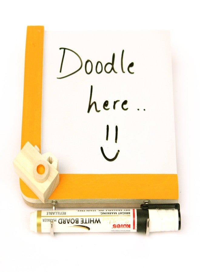 IVEI Utility Fridge Magnet with a Dry Erase Board - Budget Gifts - Unique Ideas - whiteboard (Camera, Yellow) - Image 1